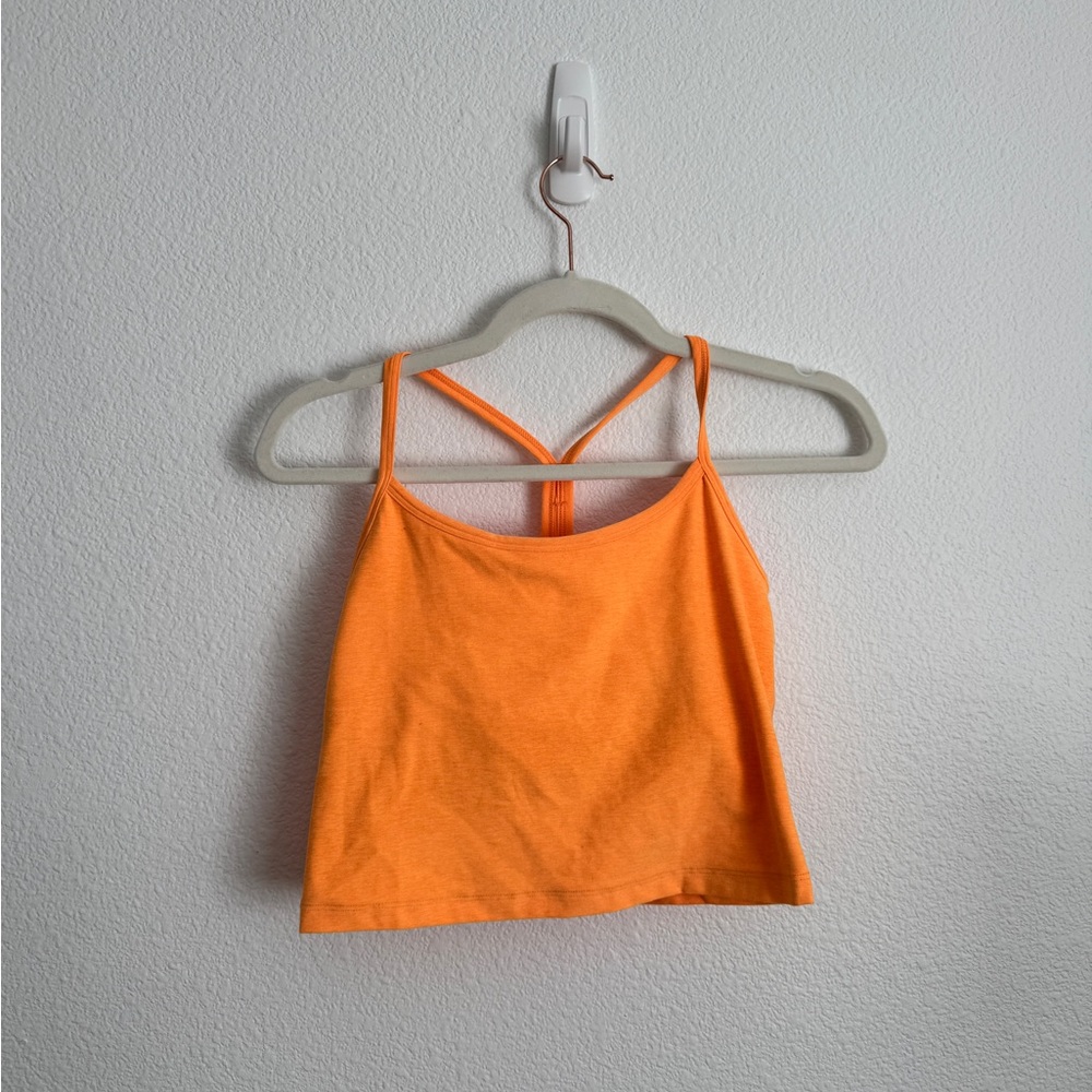 BEYOND YOGA SET - Top & Leggings - Neon Mango - Medium